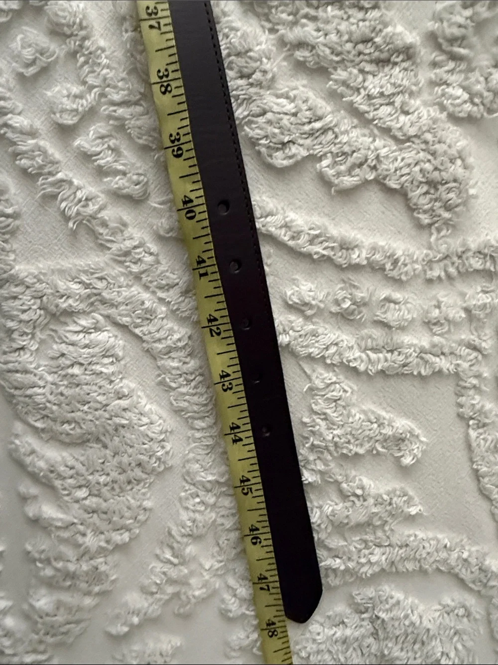 Banana Republic Dark Brown Leather Belt with Silver Buckle
